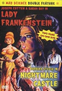 DVD Lady Frankenstein/Nightmare Castle Book