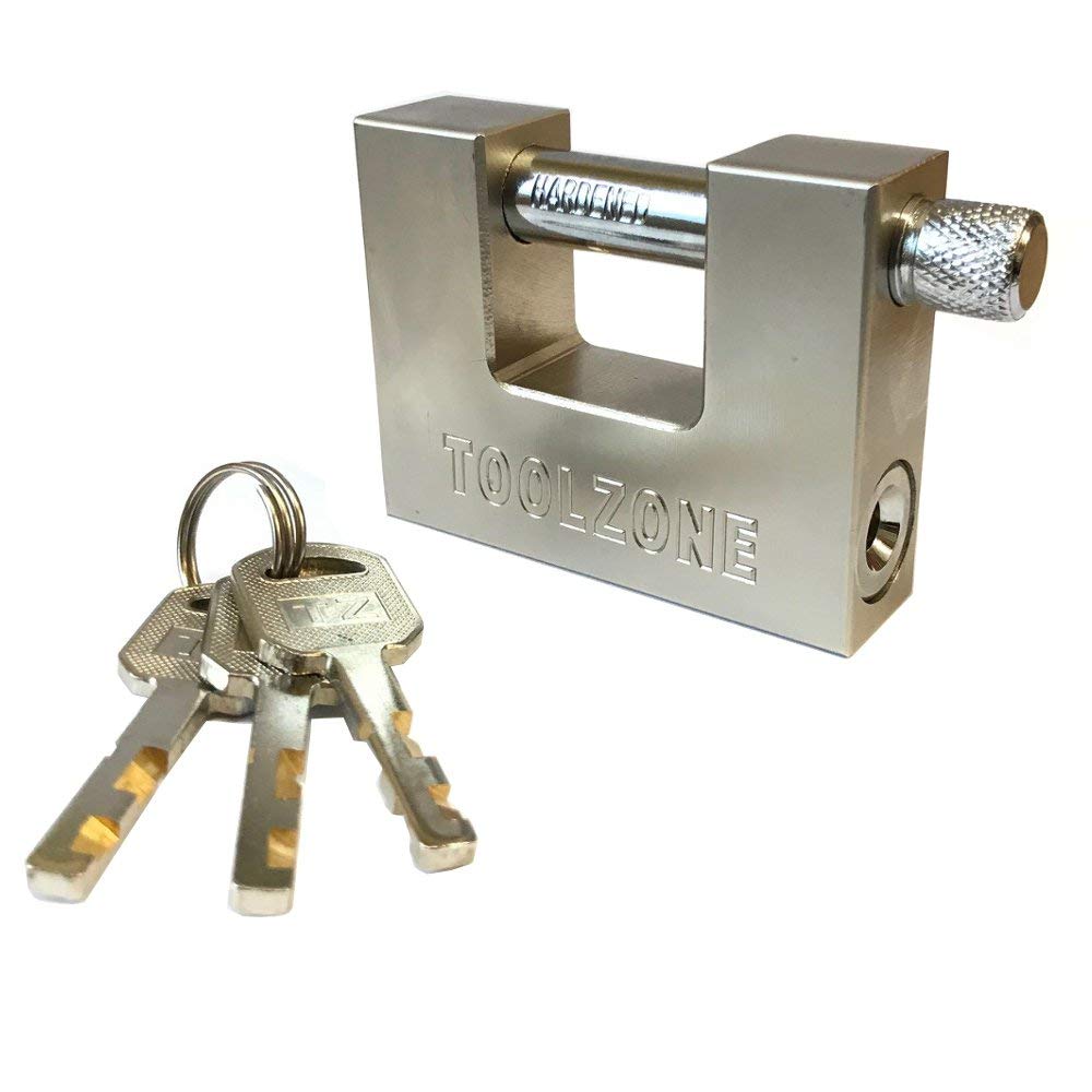 70mm Shutter Padlock with 3 Keys - Ideal for Containers, Gates & More