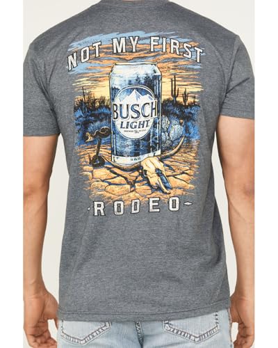 Busch Light Not My First Rodeo Desert Front and Back Print T-Shirt3