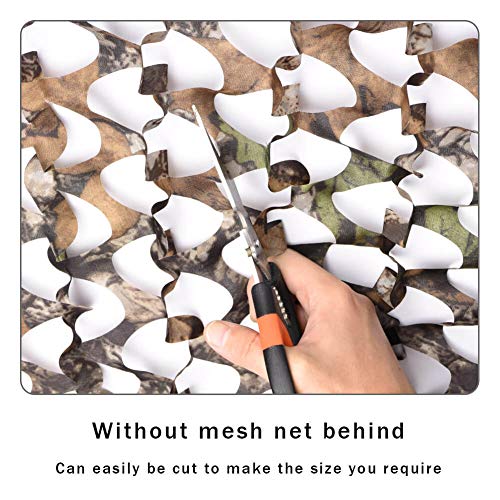 HYOUT Woodland Camouflage Netting,Jungle Maple Camo Net for Hunting Shooting Blind Camping Military Party Decoration Watching Hide