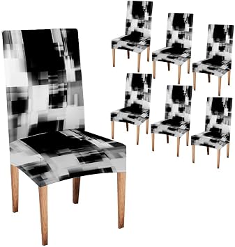 CAPSCEOLL Dining Chair Covers Set of 6,Stretch Parsons Chair Slipcovers