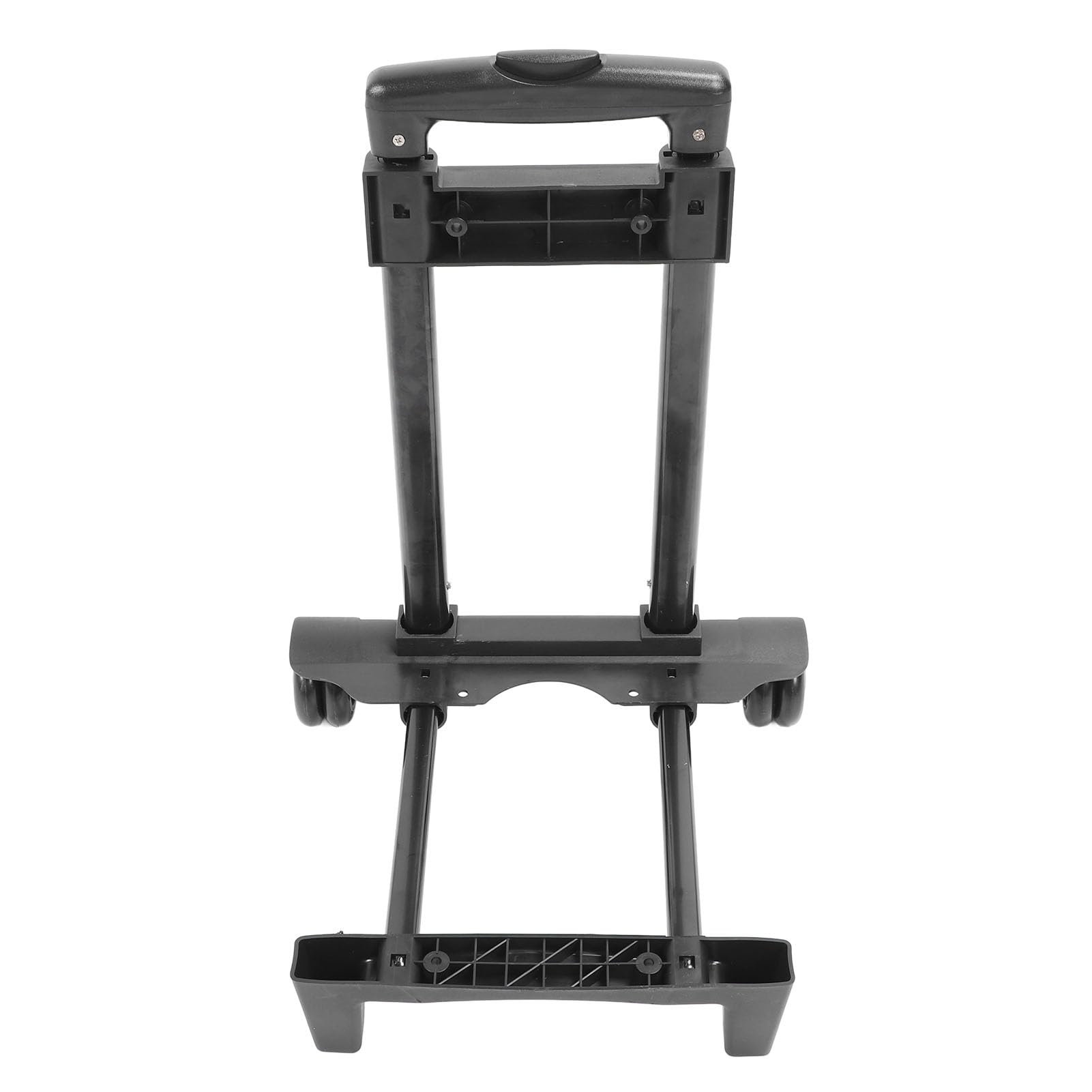 Folding Hand Truck Utility Luggage Cart Iron Multifunctional Heavy Duty Hand Cart with 2 Wheels for Luggage, Travel, Shopping, Office Use