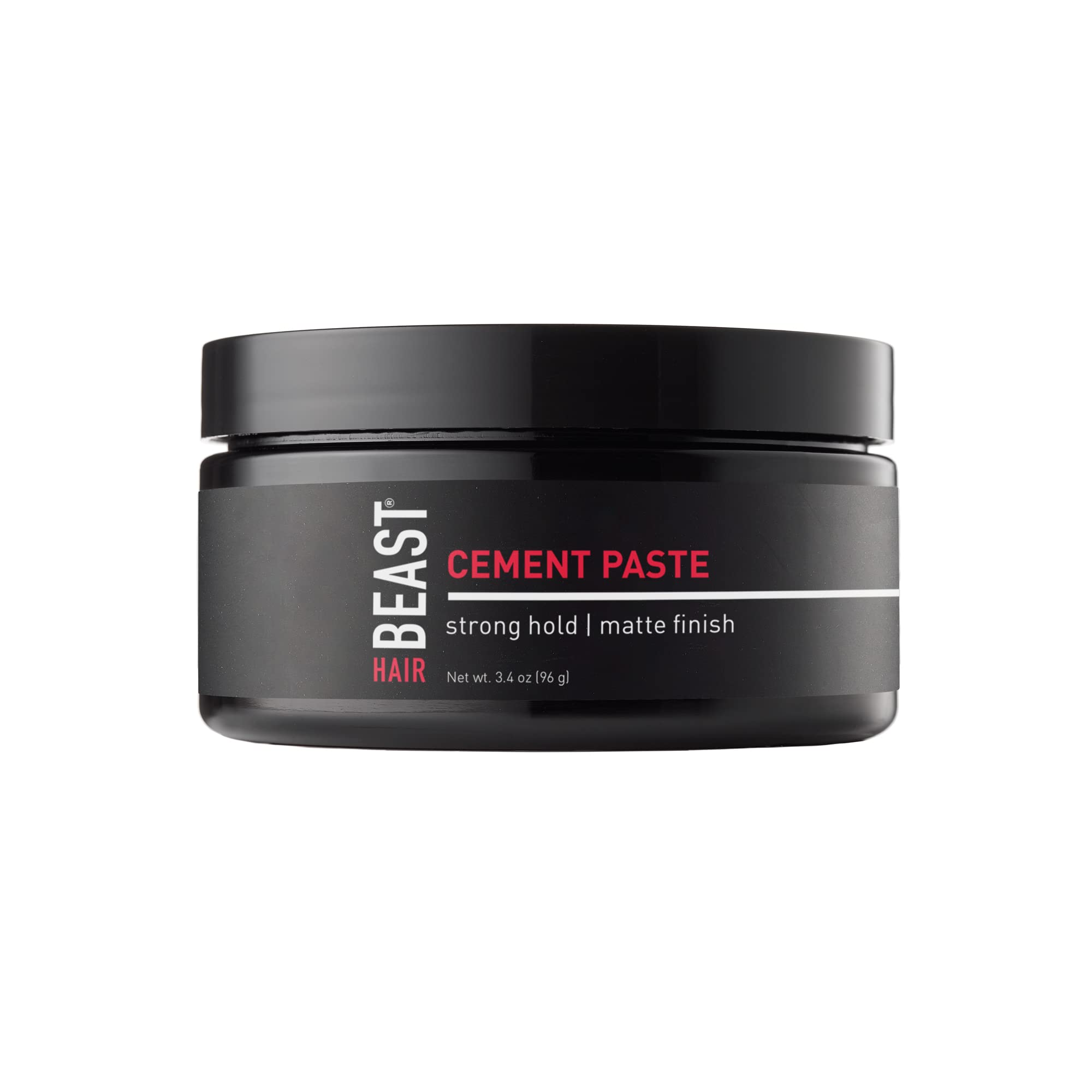 Beast Strong Hold Cement Hair Paste, Styling Cream Pliable Hair Clay, Matte Finish for Men & Women (Long Hold)
