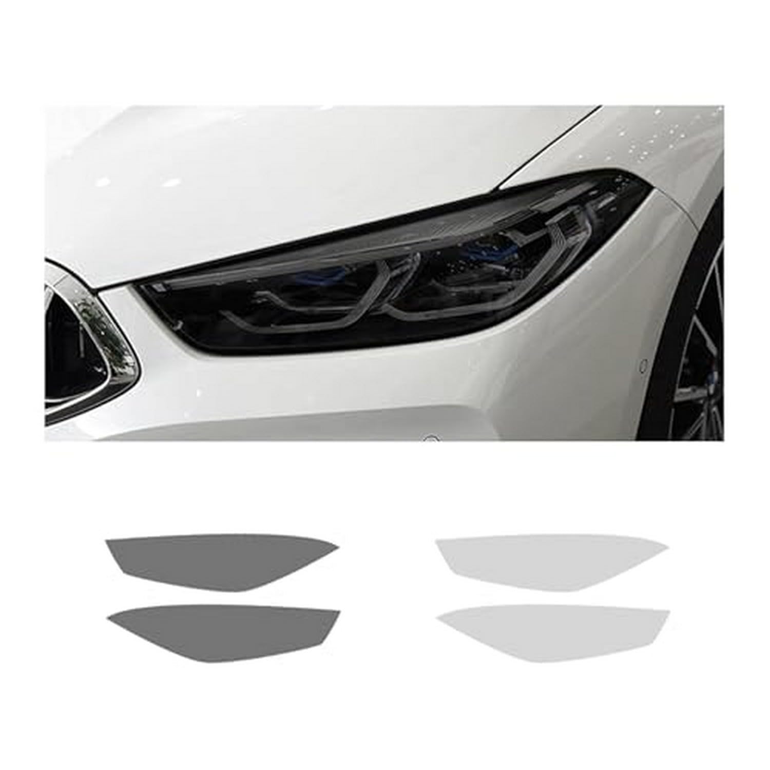 Película de protección antiarañazos TPU para faros de BMW Serie 8
