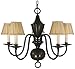Framburg 2535 PB 5-Light Jamestown Dining Chandelier, 94" x 26" x 22", Polished Brass