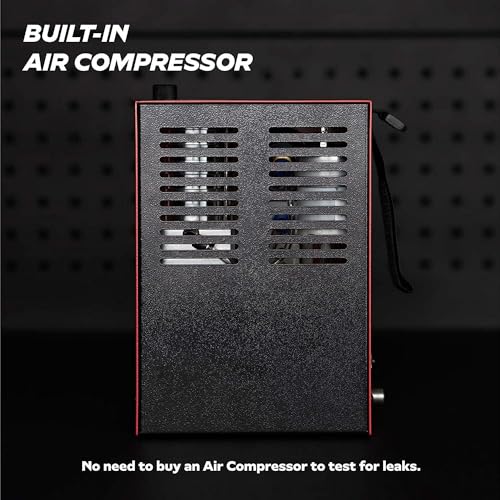 Automotive Smoke Machine - EVAP Leak Detector with Built-in Air Compressor, EVAP Service Port Adapter, OEM Approved Smoke Fluid - Model 01 – EVAP Vacuum Exhaust Smoke Detector Tools Kit - Thumbnail 2