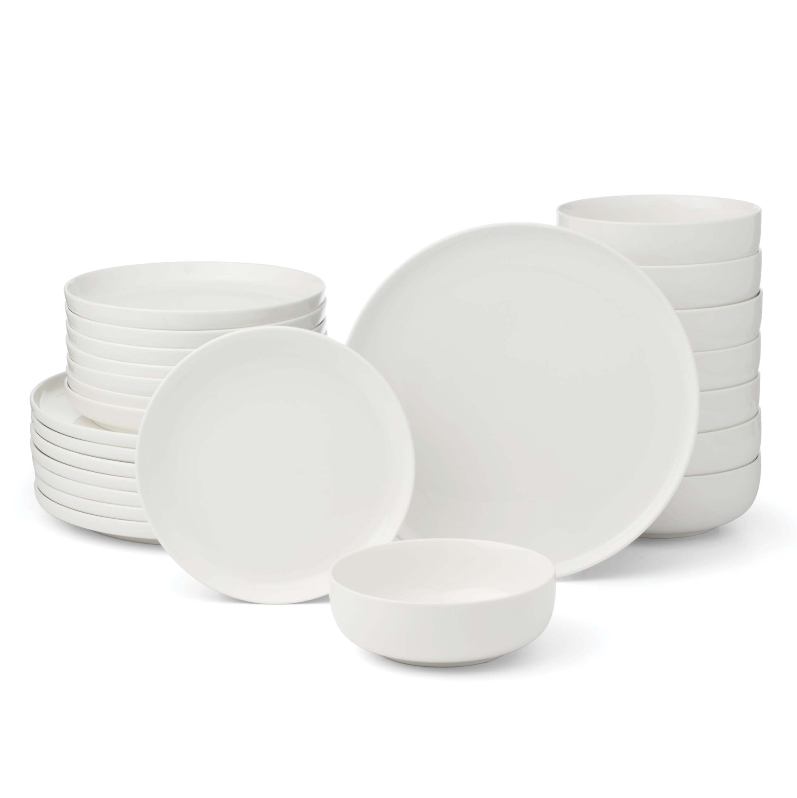Oneida 24 Seven White 24-Piece Dinnerware Set