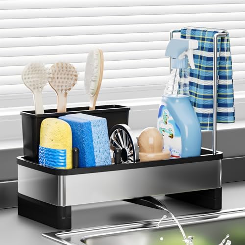 Amazon – Ewaiira Stainless Steel Sink Caddy - image 1