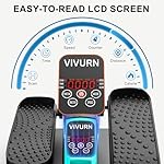 VIVURN-018 Under Desk Elliptical 12 Speed 5 Modes Mini Motorized Leg Exerciser While Sitting for Seniors As Seen on TV with Non-Slip Mat Quiet & Portable Electric Pedal Exerciser for Home and Office - Image 4