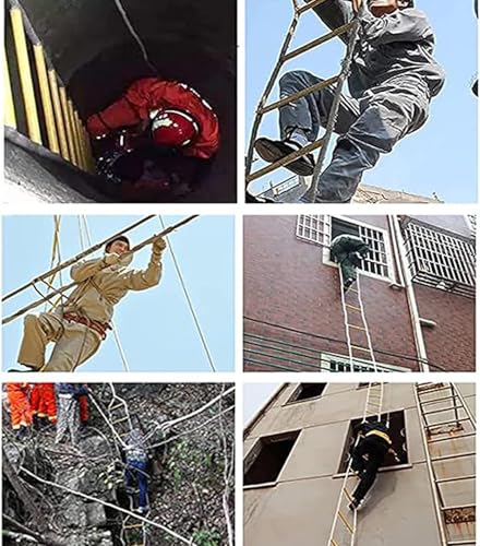 Échelle de corde d'évacuation d'urgence incendie 10m réutilisable - 6