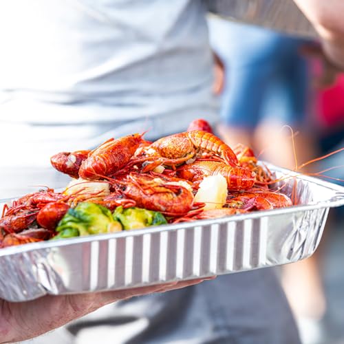 Moldes de aluminio desechables resistentes al calor para almacenamiento de alimentos 7