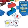 Continuum Games Build Up: The Classic Block Stacking Game 20 Block Tumbling Tower Balancing Game 2-6 Players Ages 8 and Up