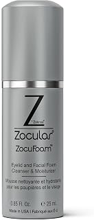 Zocular ZocuFoam Foaming Eyelid Cleanser for Dry Eyes Relief - Ophthalmologist-Developed pH-Balanced Foam, 25mL