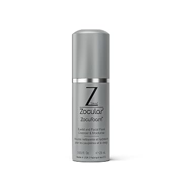 Zocular ZocuFoam Foaming Eyelid Cleanser Gentle pH-Balanced Cleansing Foam 25 mL