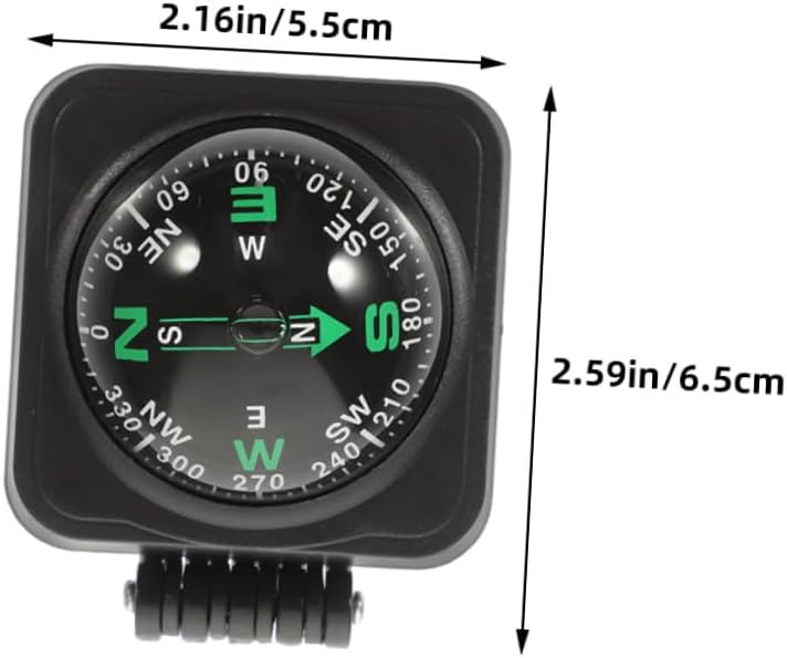 Holibanna 3pcs Adjustable Car Dashboard Compass Balls High Precision Automotive Navigation Compass for Outdoor Use on Cars Boats Motorcycles Small Vehicle Accessories