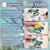 WANDIC 3 Sheets Rub On Transfer Stickers, Blue Heron Waterproof Decals Furniture Craft Decorative, Junk Journals for DIY Cabinet Window, 15 * 30cm #2