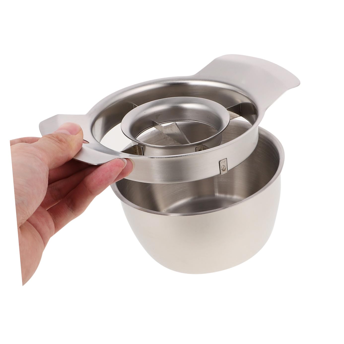 Peladora Granadas Acero Inoxidable con Cuenco y Martillo de Madera Utensilios Cocina para Desgranadora Granada Herramienta para Pelar Frutas Fácil Limpiar