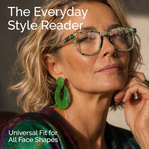 Image of CCVOO Reading Glasses for Women, Eye glasses, Blue Light Readers for Women, Cheaters