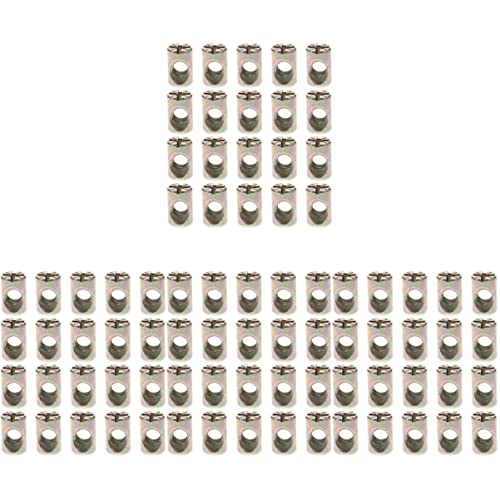 Villful 80 Pcs Slotted Beds Dowels Mm For Cross Replacement Nuts Nut Furniture Kit Metric Barrel Crib And Dowel Chairs Hardware Mxmm #TOP20