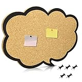 cartelera corcho con marco Organice sus ideas con el tablero de corcho de Bakaji, haga que el ambiente sea agradable y dinámico tanto en la oficina como en casa.
