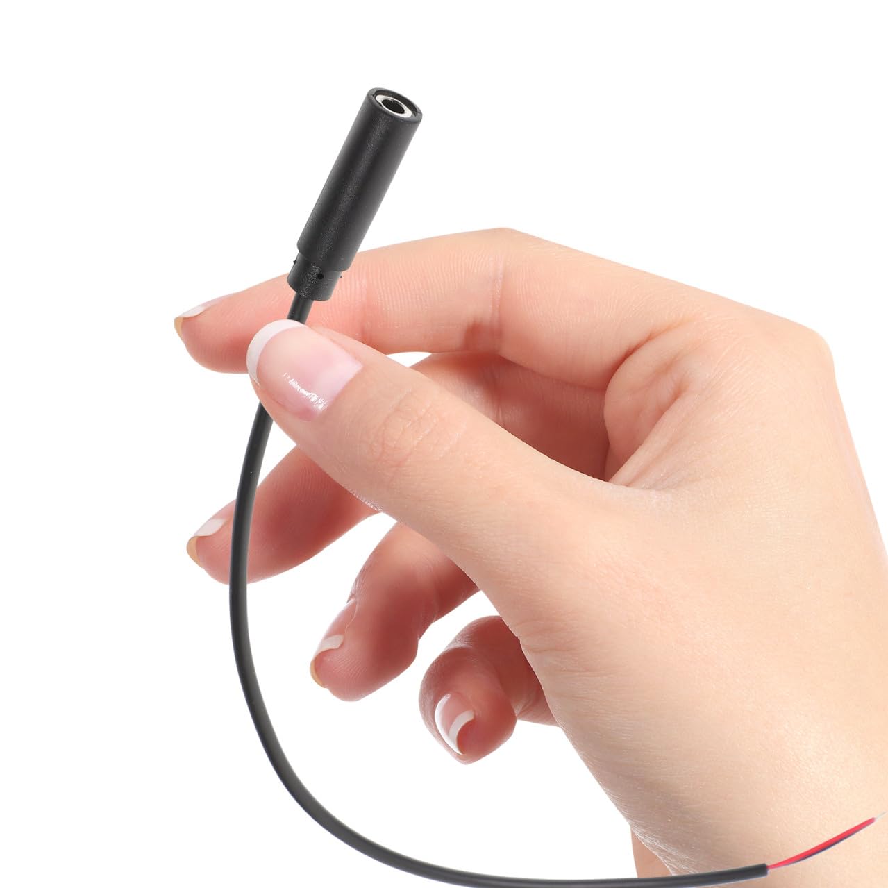 PartyKindom 30pezzi Cavo Audio Mono Con Connettore Femmina Filo Per Riparazione Cuffie Altoparlanti e Dispositivi Audio Nero
