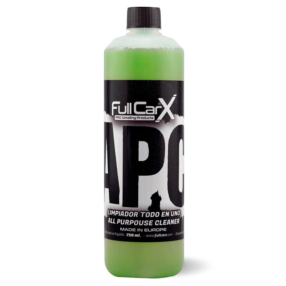FULLCARX APC Tout-En-Un Ultra Concentré 750ml Nettoyant Polyvalent Voiture, Diluer dans l'Eau, Convient à Toutes Surfaces Carrosserie Jantes Textile Intérieur Produit Nettoyage Detailing Professionnel