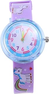 Relógio Infantil Relógio Infantil Relógios Para Estudantes Relógio Adorável Relógio De Desenho Animado Adorável Relógio Infantil Multicolorido Relógios De Quartzo Plástico Pvc