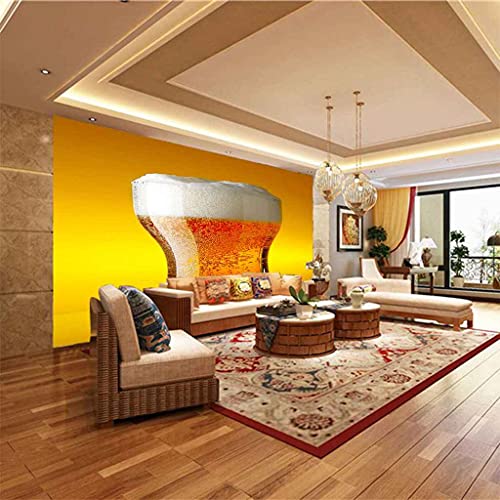 Saszqy Wall Mural Beer Drink Removable Self-Adhesive Wallpaper Wall Decoration For Bedroom Living Room - 100X70 Cm Wall Sticker Posters Home Decor #TOP4