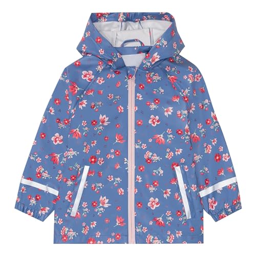 Boys Fall Sping Coat for Kids Toddler Boys Girls Hooded Cartoon Printed Rainproof Jacket Zip Winter Rain Coat Tops