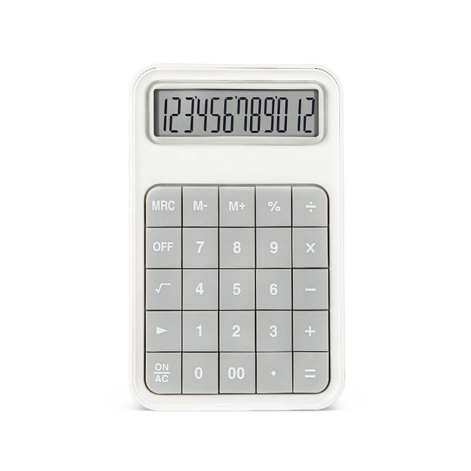 Coloreado Estándar Coloreado con Pantalla LCD Grande Portátil y liviano Ultrafino for Uso Diario,Calculadoras(Grijs)