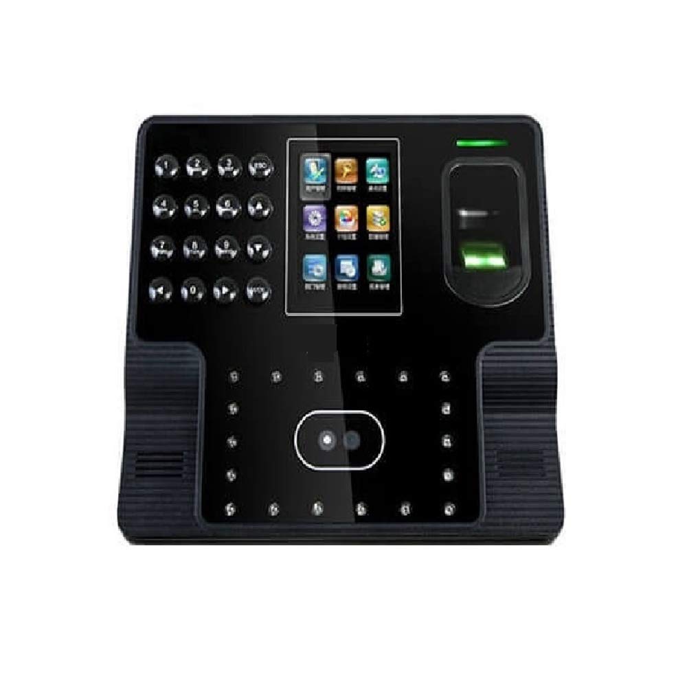 Orologi per dipendenti di piccole imprese, Bio di riconoscimento facciale Employee Quadrante di orologio Dual Camera facciale Fingerprint Software per uffici, fabbriche, alberghi, scuole, ristorant