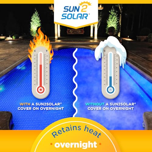 Cobertor Solar para Piscina Rectangular 18x34 ft Sun2Solar miniatura 3