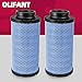 2Pcs Air Filters For Polaris RZR 1000 XP XP4 2014-2025 / RZR Pro XP XP4 Pro S / RZR Turbo R S RS1 1241084 2879520 2882234 Olifant