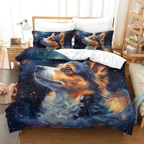 Parure de lit Berger Allemand 3D King 220x240cm contre les nuits fraîches