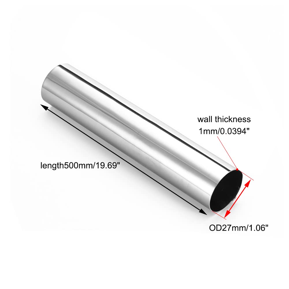 Amazon.co.jp: ACICS 304ステンレスパイプ中空ストレートメタル