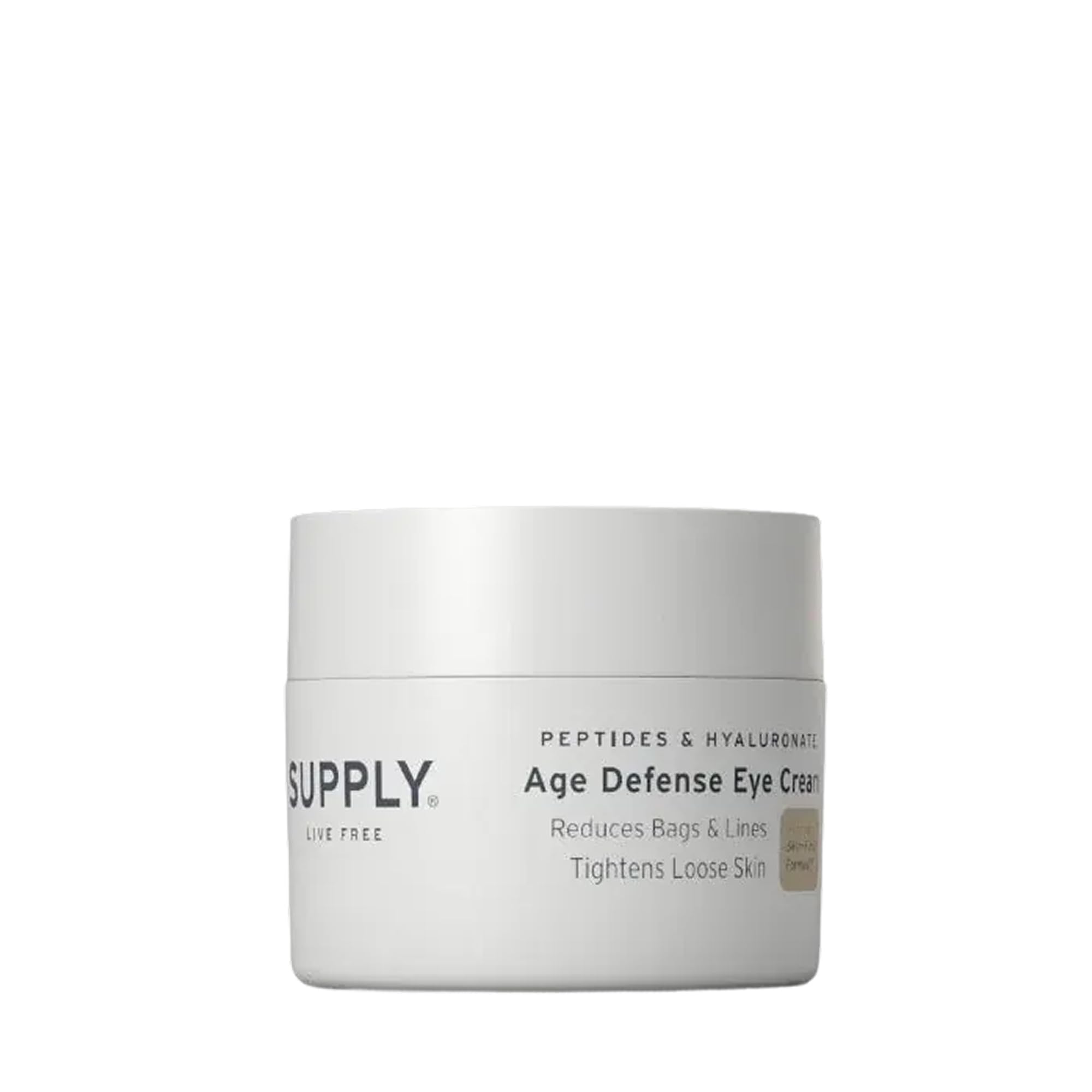 Supply Age Defense Eye Cream with Hyaluronic Acid, Shea Butter & Caffeine – Anti-Aging Eye Moisturizer Reduces Dark Circles, Puffiness & Under Eye