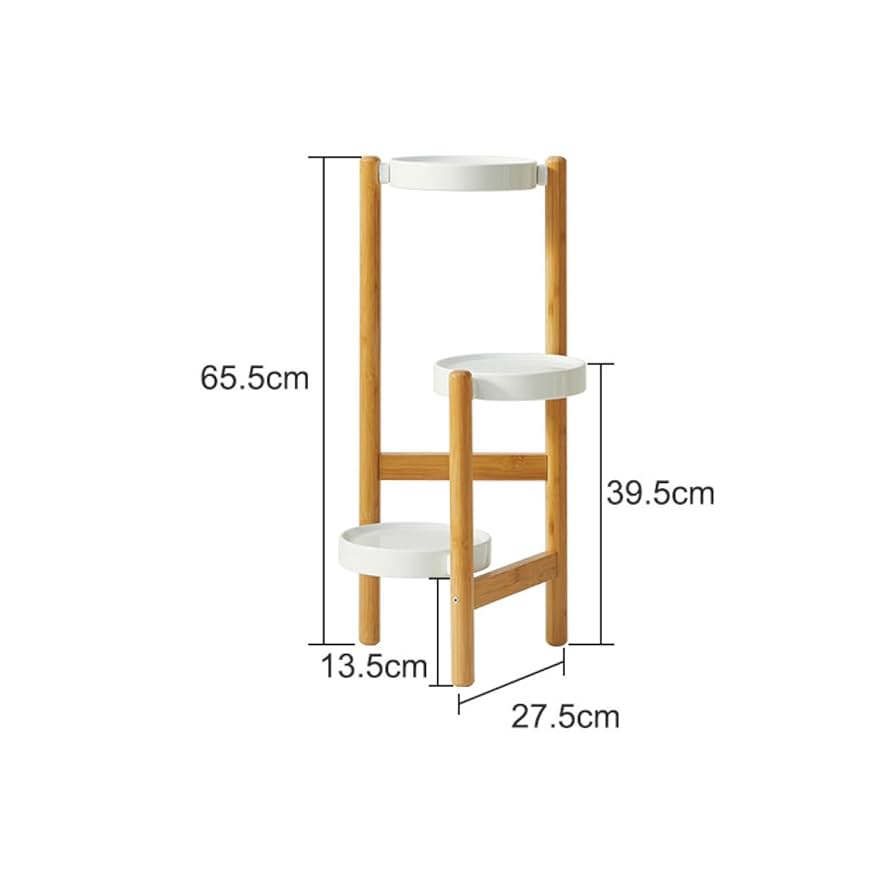 Amazon.co.jp: [GZGZ] 竹製 プランターベース カラー1 花台