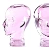 Kare Decoratieve kop glas in verschillende kleuren, kleur: lila