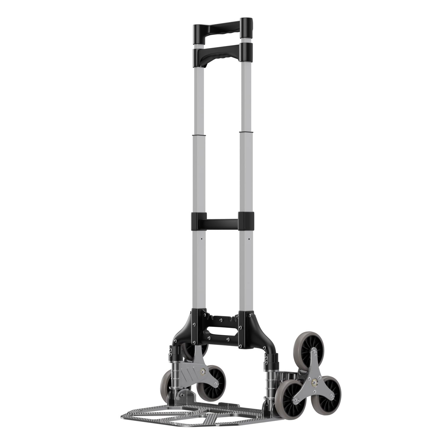 Tronitechnik® Sackkarre Handkarre klappbar für Treppen, Transportkarre bis 75kg - Karre für Pakete, Transportwagen für Pakete, Gepäck und Einkauf - Vollgummireifen, höhenverstellbar