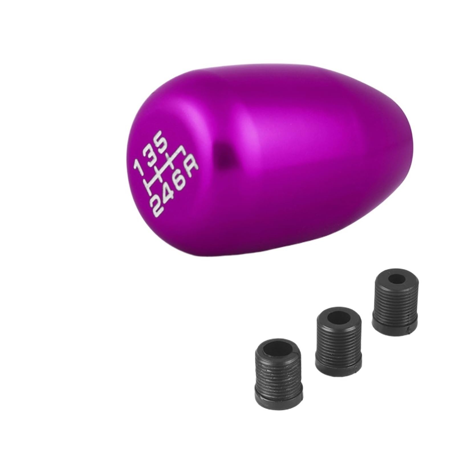 AMCBYSGC Gear Shift Knob Speed Manual Automatic 8mm 10mm 12mm Lever(Purple)