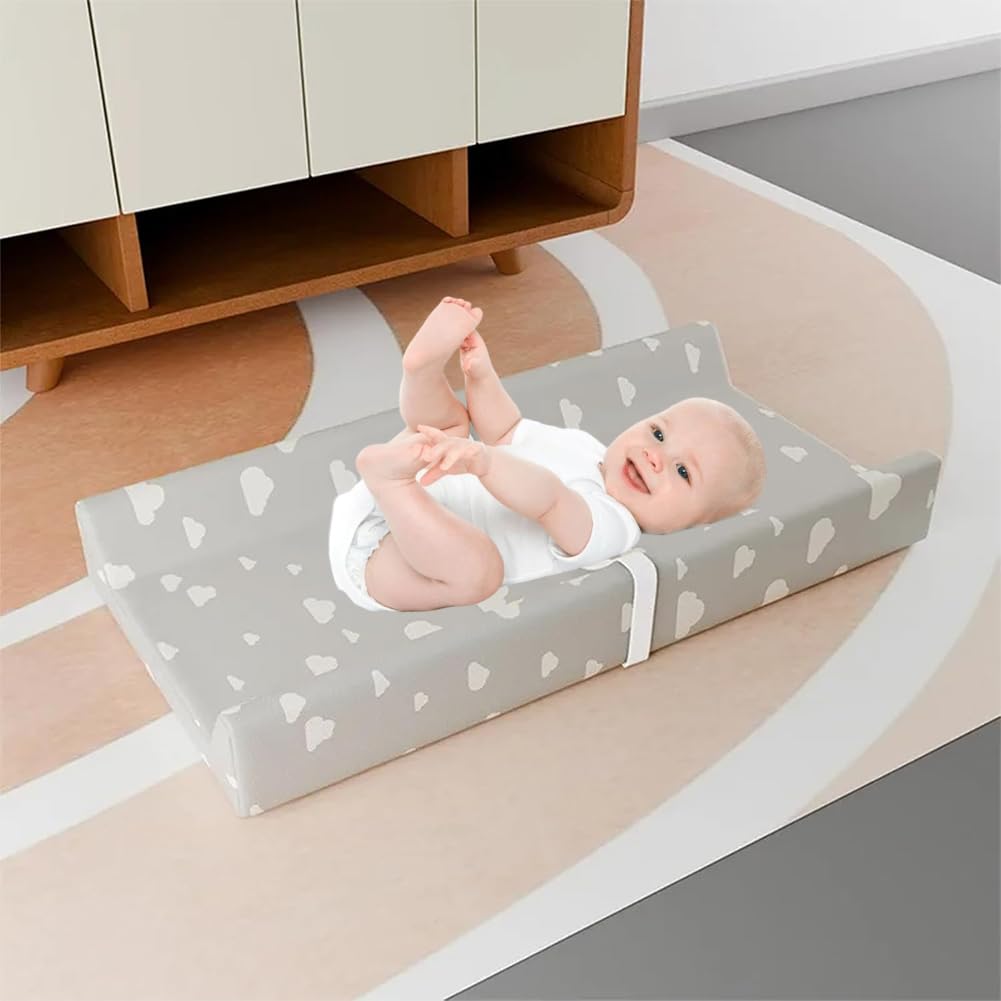 80x40x10CM Baby Diaper Changing Pad Cover Cradle Mattress Sheets Nursery for Flat & Curved Mats - Image 4