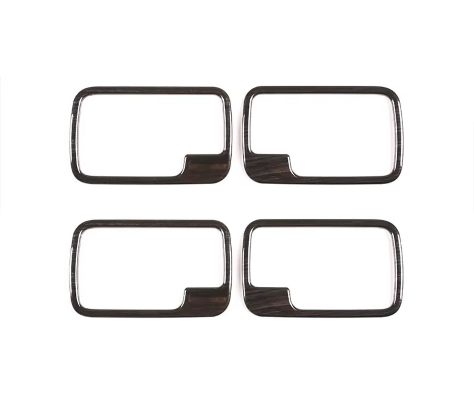 Car Interior Moulding Trim for Land for Rover for Discovery 3 for LR3 2004-2009 Car Interior Frame Decoration Sticker Accessories Black Wood Grain(B)