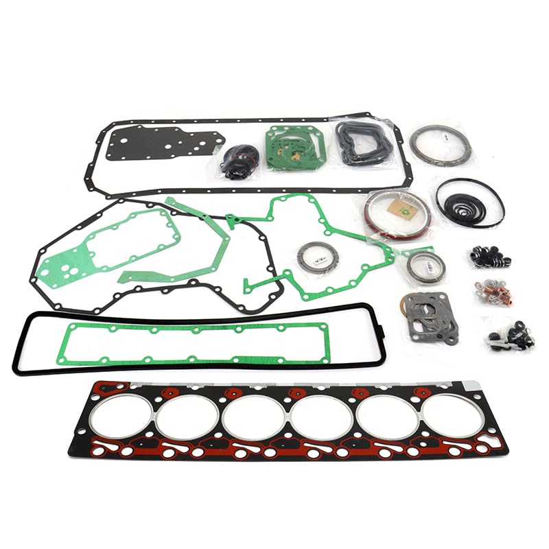 6B 6BT 6BTA Full Gasket Set Kit for 1989-98 Dodge Ram Pickup with Cummins 5.9L Turbo Diesel Engine Complete Engine Overhaul Seal Kit