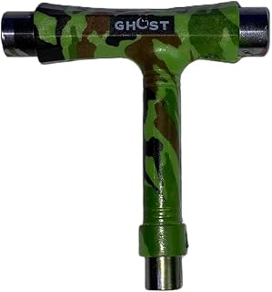 GhostBoards All-in-One Skateboard T Tool Kit - Multi-Function Roller Skate Tool with T-Allen Key & Phillips Wrench