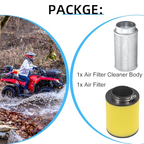 Image of Air Filter & Guide Cleaner Body for Honda Rancher 420 TRX420 FA FE FM TE TM FPA FPE FPM 2007-2014