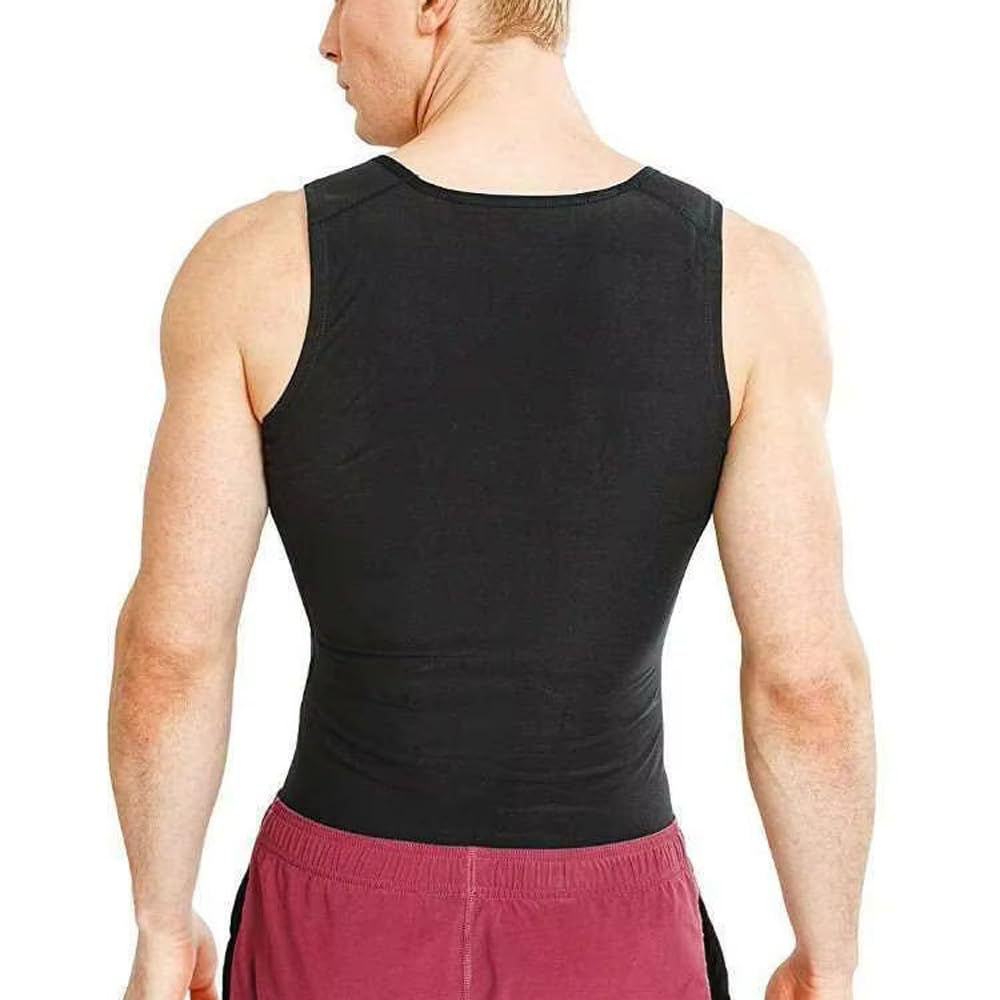 Męski strój do sauny kamizelka obciążeniowa spalacz tłuszczu ubrania treningowe pocenie się tank top na odchudzanie spalanie tłuszczu