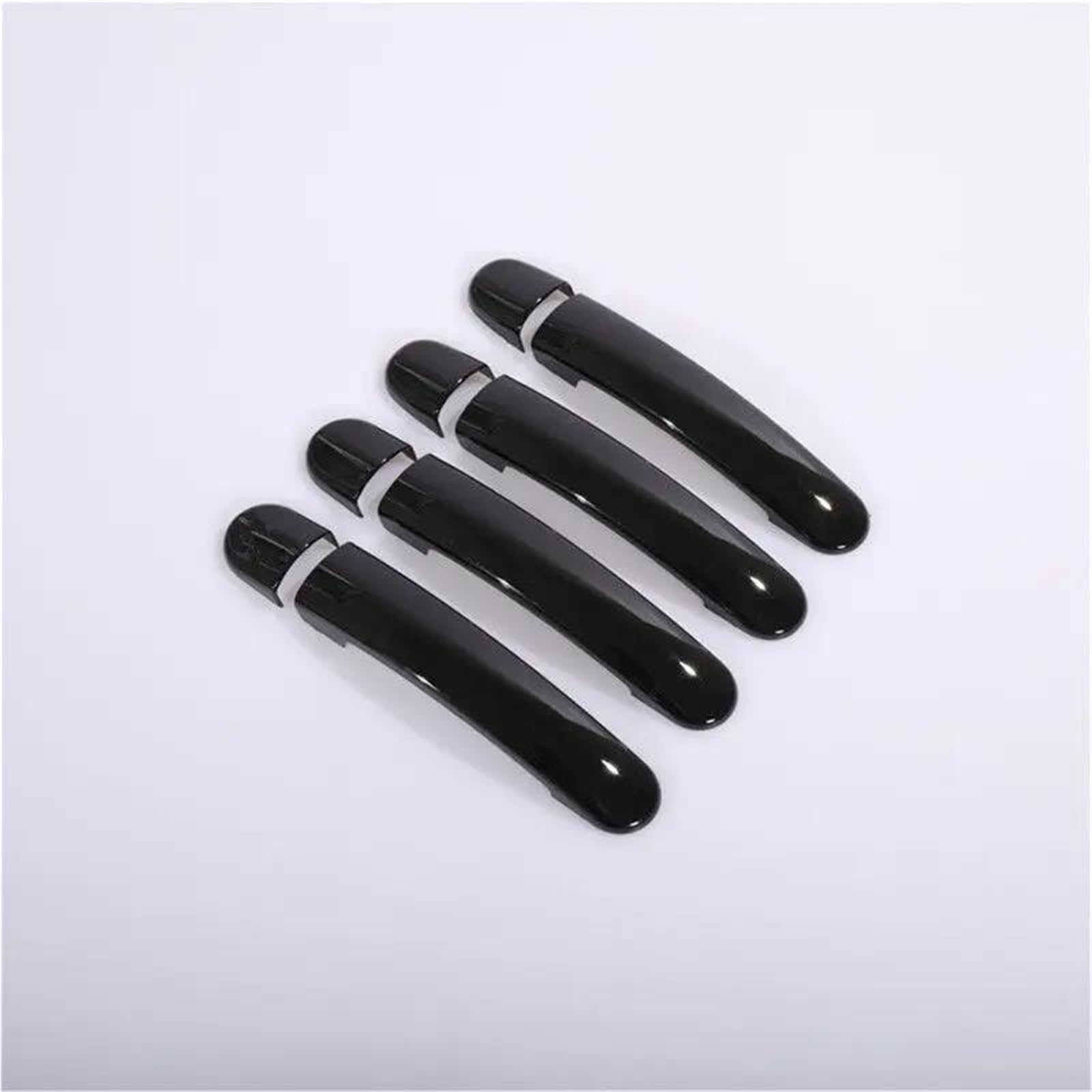YOUZKA Handle Protective Gloss Black Chrome Car Door Handle Covers Car Accessories Styling Stickers for VW for Jetta 2012 2013 2014 2015 2016(Black 0 Keyhole)