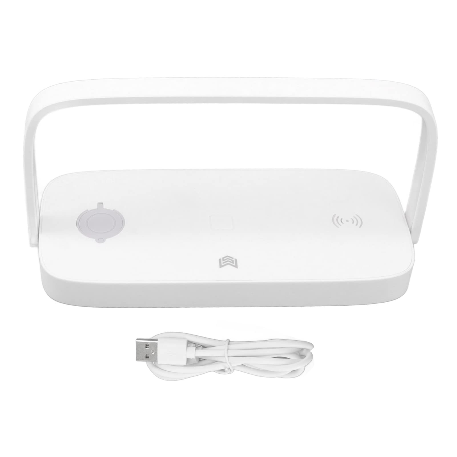 Caricabatterie Wireless 3 in 1 con Luce Notturna, Dissipazione Rapida del Calore e Protezione da Sovracorrente per Casa e Ufficio, Dimensioni Compatte, Design Elegante