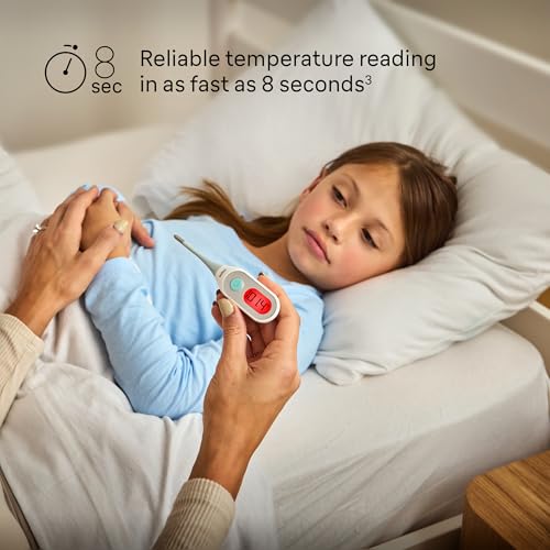 braun digital thermometer clinically accurate color coded fever guidance for baby toddlers kids amp adults oral rectal or underarm use no 1 brand recommended by pediatricians