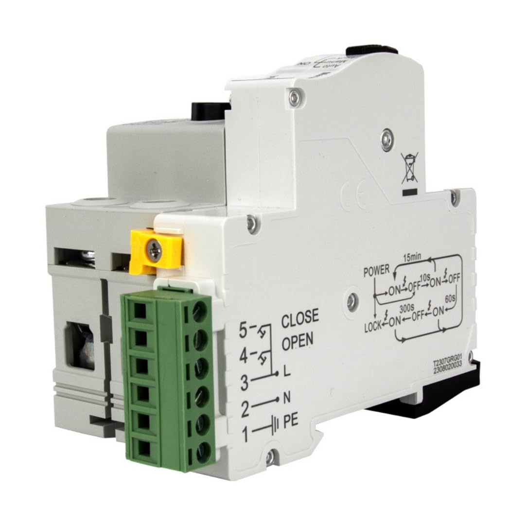 LE GARAGE Differenziale Auto Riarmabile 40A Tipo AC, 6Ka 2P 30MA Interruttore differenziale riarmo automatico classe AC. Guida DIN